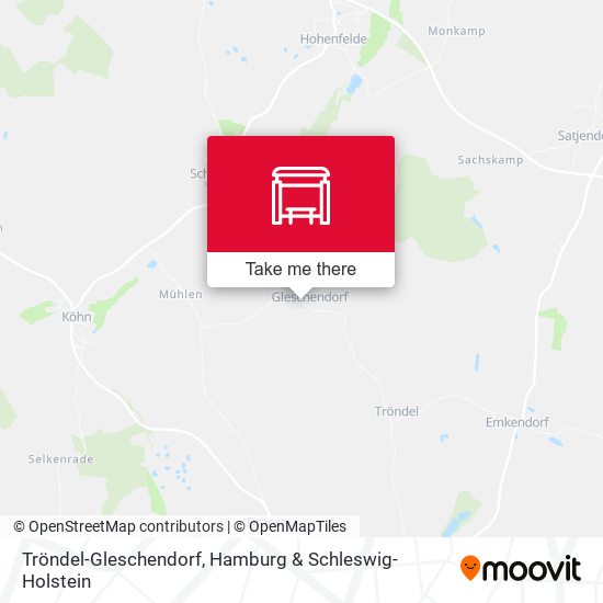 Tröndel-Gleschendorf map