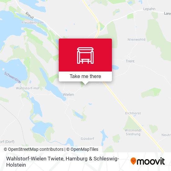 Wahlstorf-Wielen Twiete map