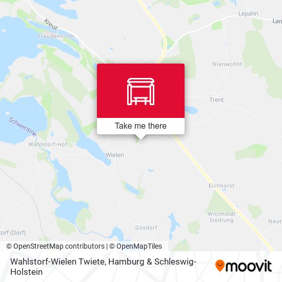 Wahlstorf-Wielen Twiete map