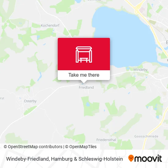 Карта Windeby-Friedland
