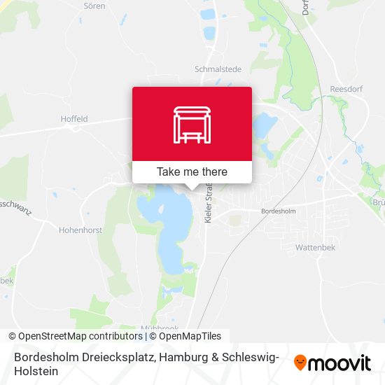 Bordesholm Dreiecksplatz map