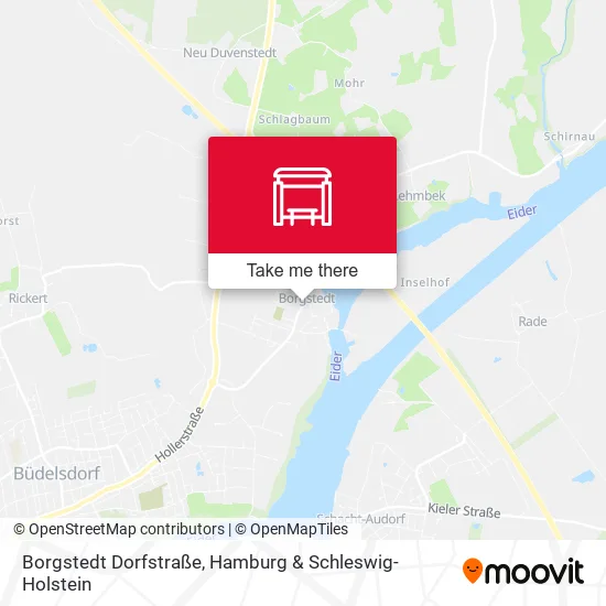 Карта Borgstedt Dorfstraße