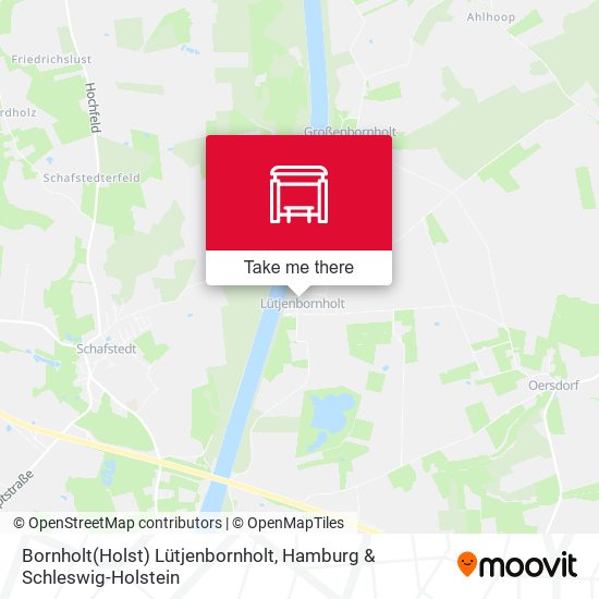 Bornholt(Holst) Lütjenbornholt map