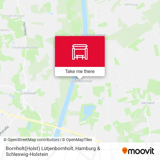Карта Bornholt(Holst) Lütjenbornholt