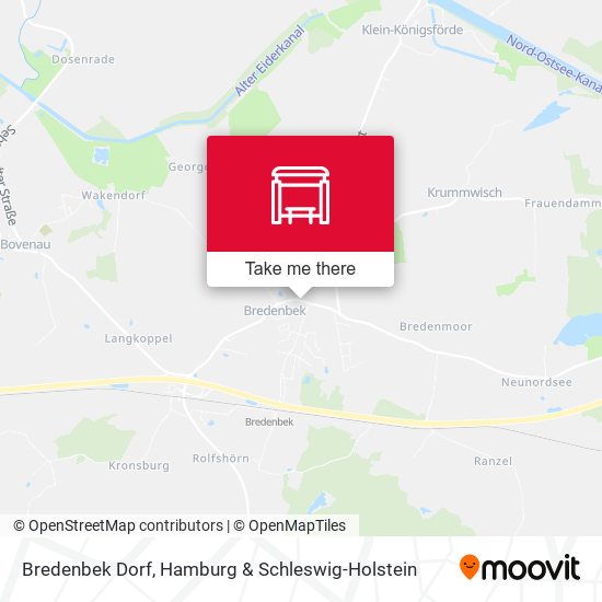 Bredenbek Dorf map