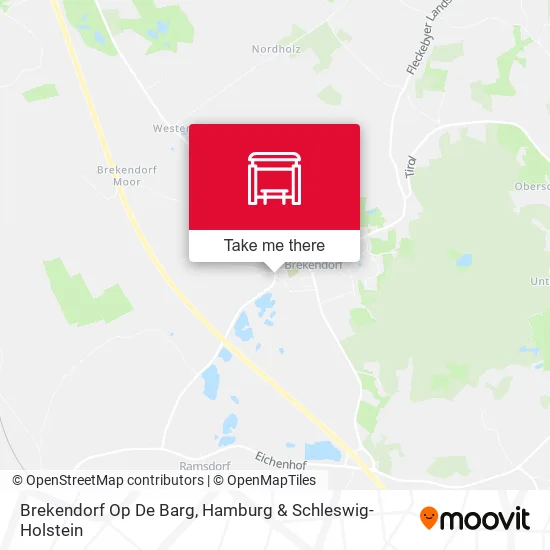 Карта Brekendorf Op De Barg