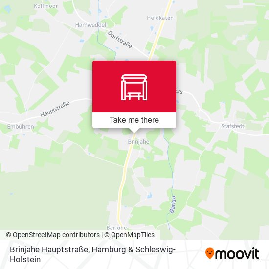 Brinjahe Hauptstraße map