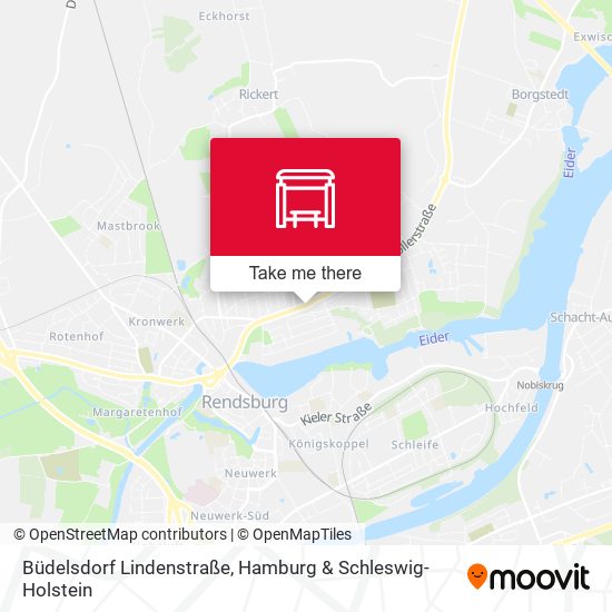 Büdelsdorf Lindenstraße map