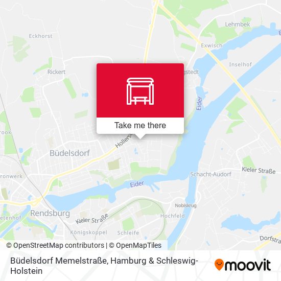 Büdelsdorf Memelstraße map