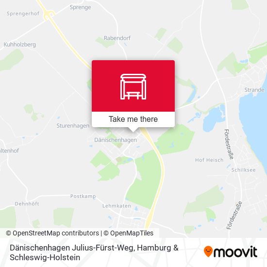 Dänischenhagen Julius-Fürst-Weg map