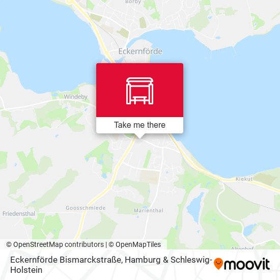 Eckernförde Bismarckstraße map