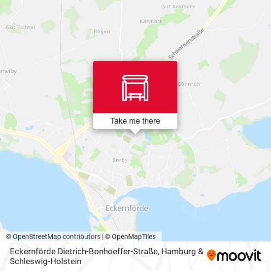 Eckernförde Dietrich-Bonhoeffer-Straße map