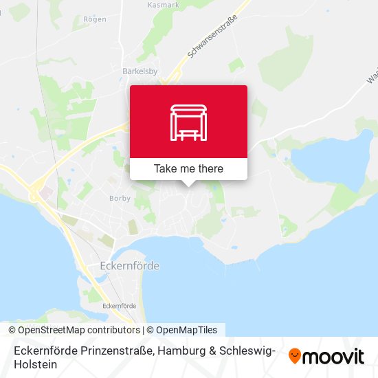 Eckernförde Prinzenstraße map