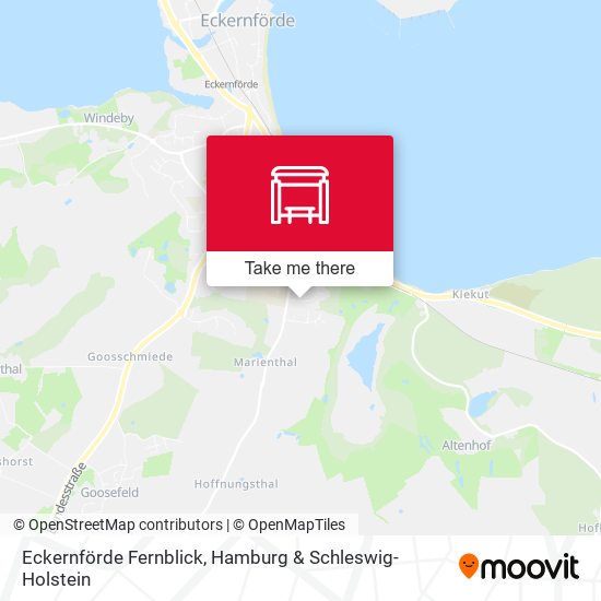 Eckernförde Fernblick map