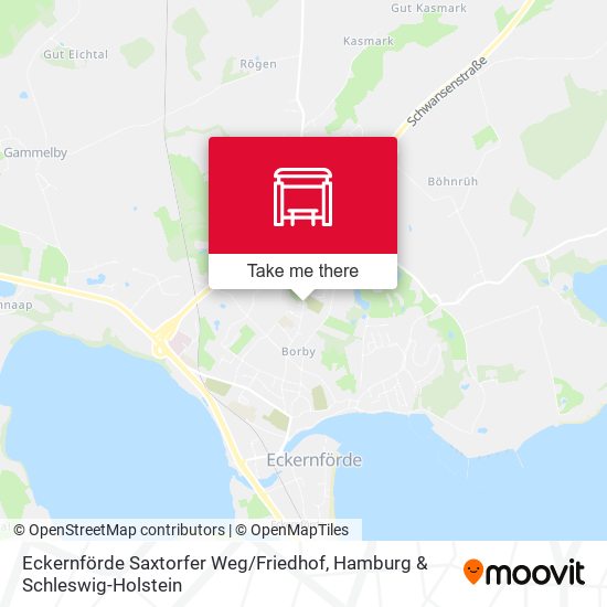 Eckernförde Saxtorfer Weg / Friedhof map