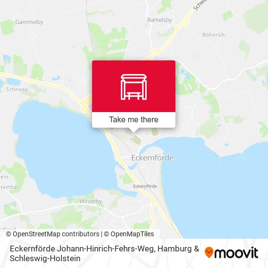 Карта Eckernförde Johann-Hinrich-Fehrs-Weg