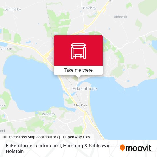 Eckernförde Landratsamt map