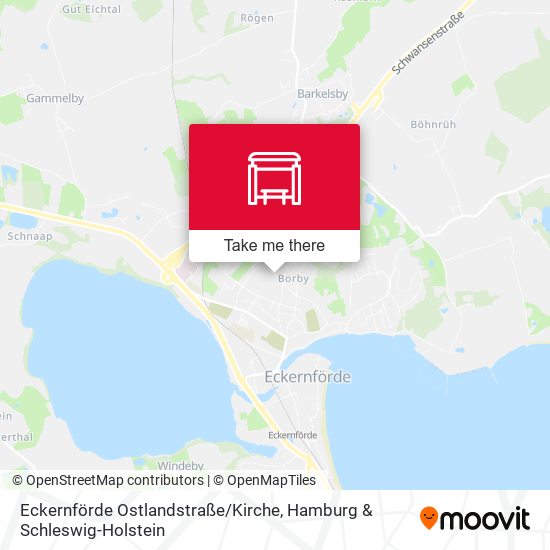 Eckernförde Ostlandstraße / Kirche map