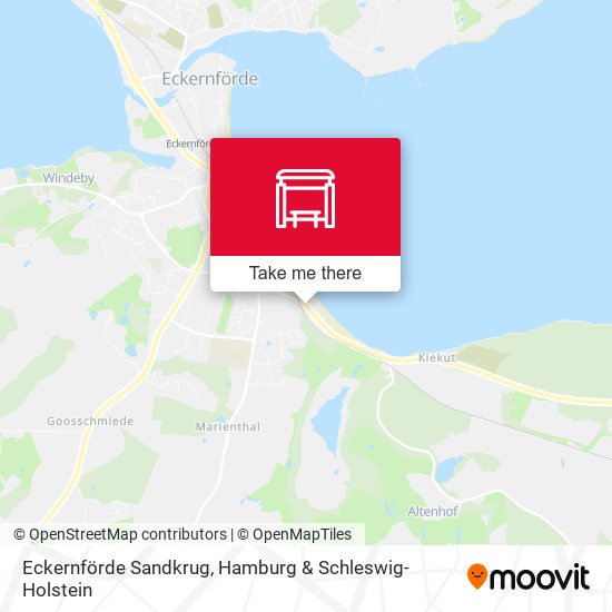 Eckernförde Sandkrug map