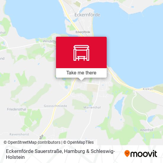 Eckernförde Sauerstraße map