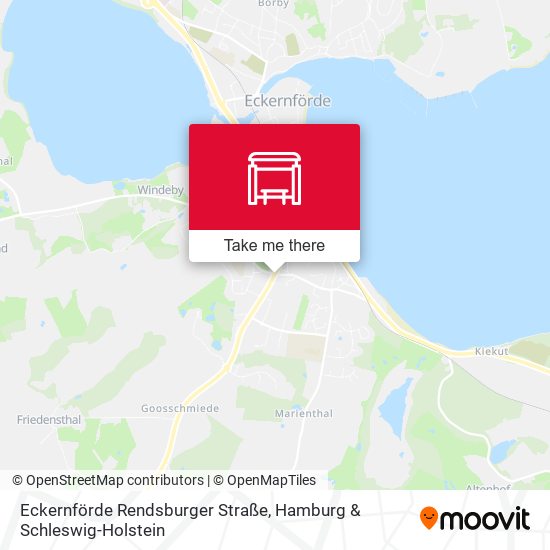 Eckernförde Rendsburger Straße map