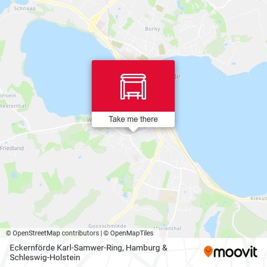 Eckernförde Karl-Samwer-Ring map