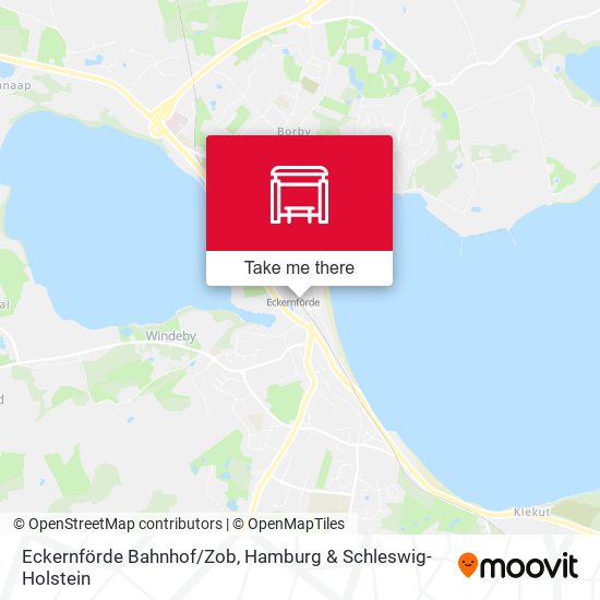 Eckernförde Bahnhof/Zob map