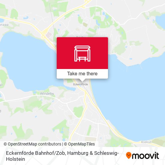 Eckernförde Bahnhof/Zob map