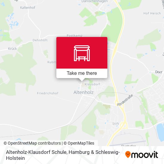 Altenholz-Klausdorf Schule map