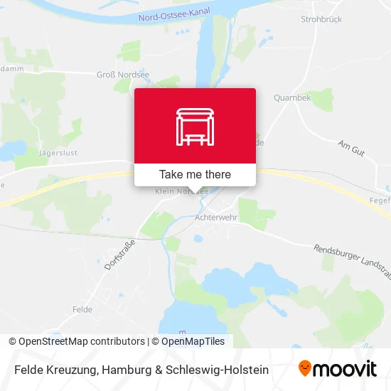 Карта Felde Kreuzung
