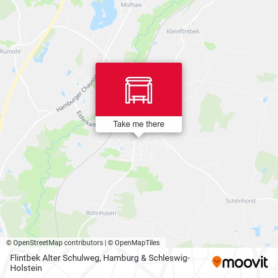 Flintbek Alter Schulweg map
