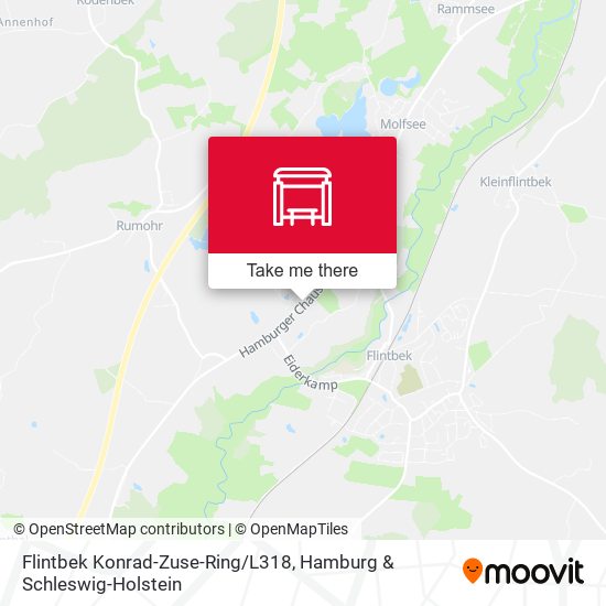 Flintbek Konrad-Zuse-Ring/L318 map