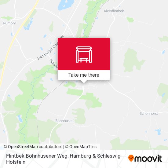 Flintbek Böhnhusener Weg map