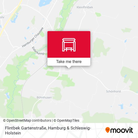 Flintbek Gartenstraße map