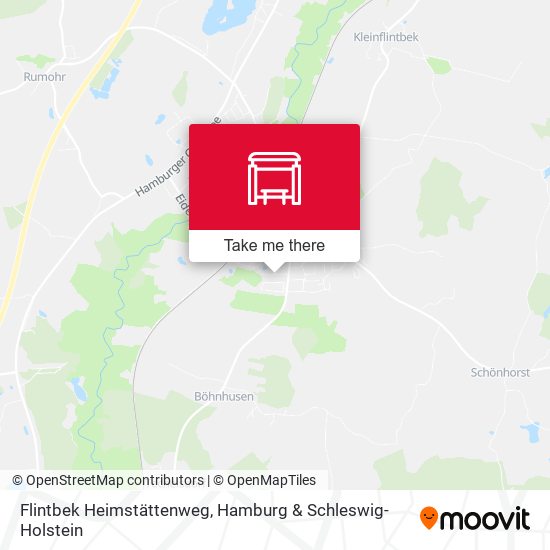 Flintbek Heimstättenweg map