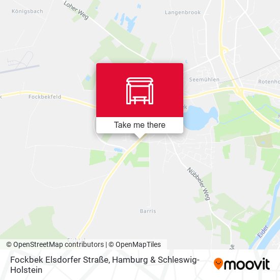 Fockbek Elsdorfer Straße map