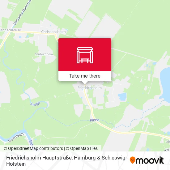 Карта Friedrichsholm Hauptstraße