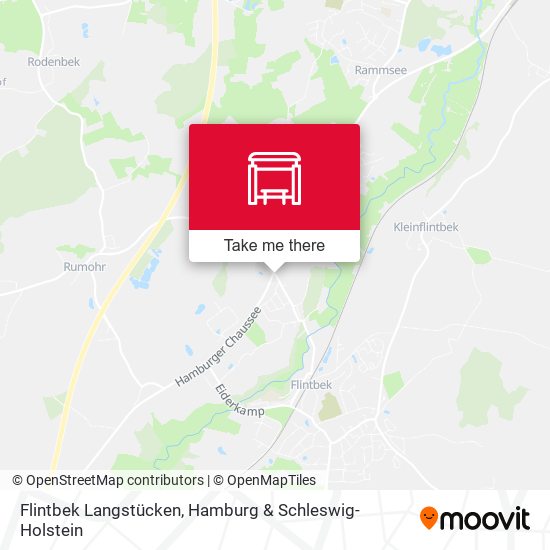 Flintbek Langstücken map