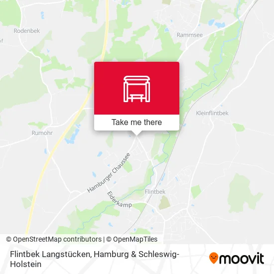 Карта Flintbek Langstücken