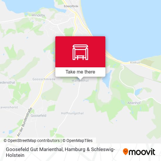 Goosefeld Gut Marienthal map