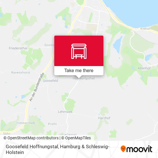 Карта Goosefeld Hoffnungstal