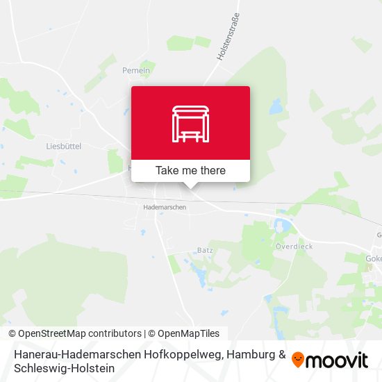 Hanerau-Hademarschen Hofkoppelweg map