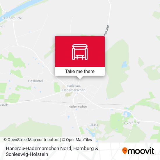 Hanerau-Hademarschen Nord map