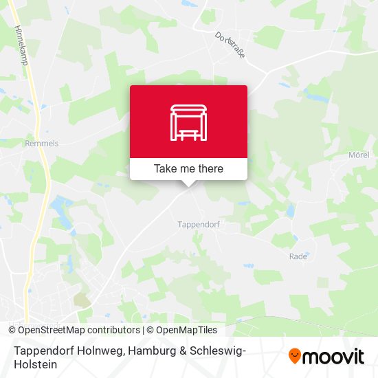 Tappendorf Holnweg map