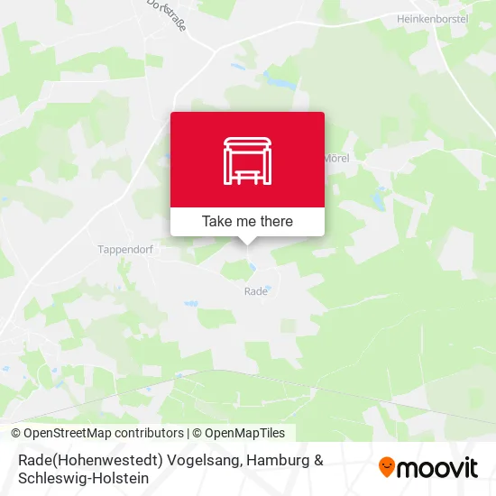 Карта Rade(Hohenwestedt) Vogelsang