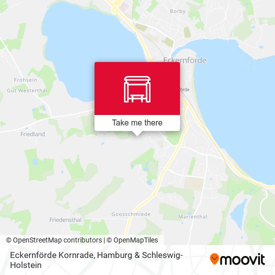 Eckernförde Kornrade map