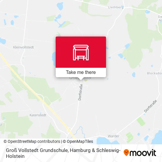Карта Groß Vollstedt Grundschule