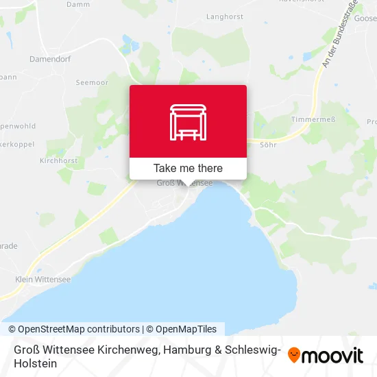 Карта Groß Wittensee Kirchenweg