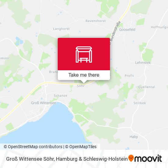 Groß Wittensee Söhr map