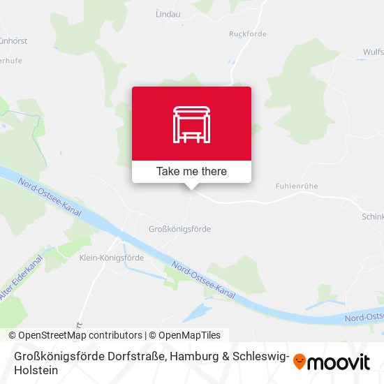 Großkönigsförde Dorfstraße map